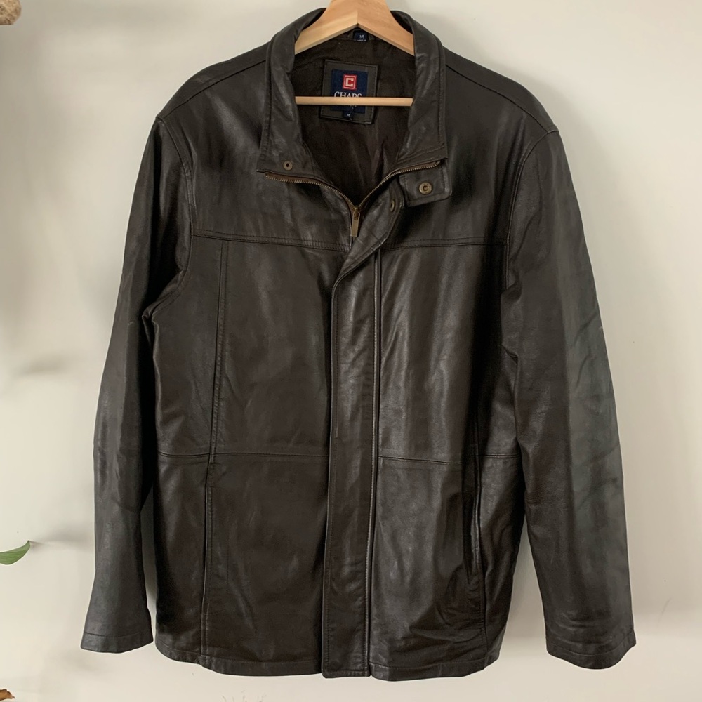 Chaps Leather Jacket